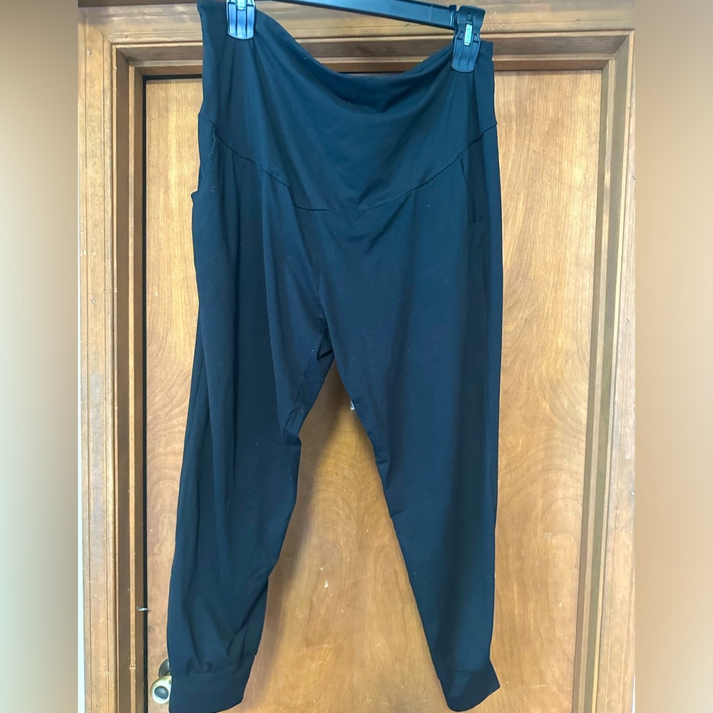 GUC black maternity joggers